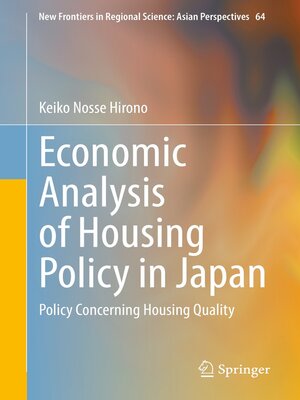 cover image of Economic Analysis of Housing Policy in Japan